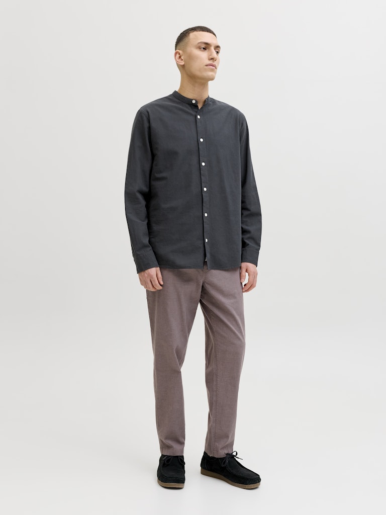 JJEBREEZE-LINEN-BLEND-BAND-SHIRT-L/S-SN