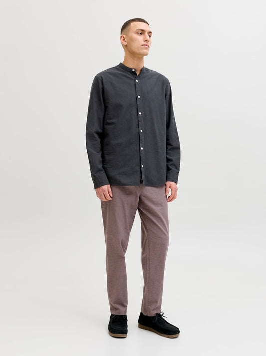 JJEBREEZE-LINEN-BLEND-BAND-SHIRT-L/S-SN