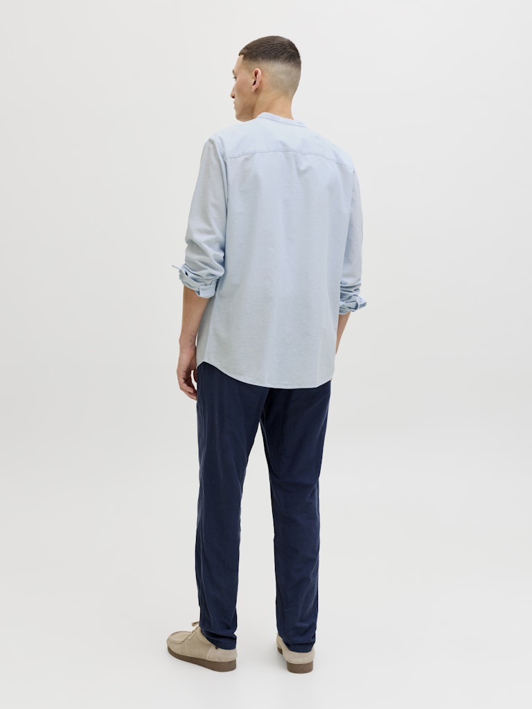 JJEBREEZE-LINEN-BLEND-BAND-SHIRT-L/S-SN