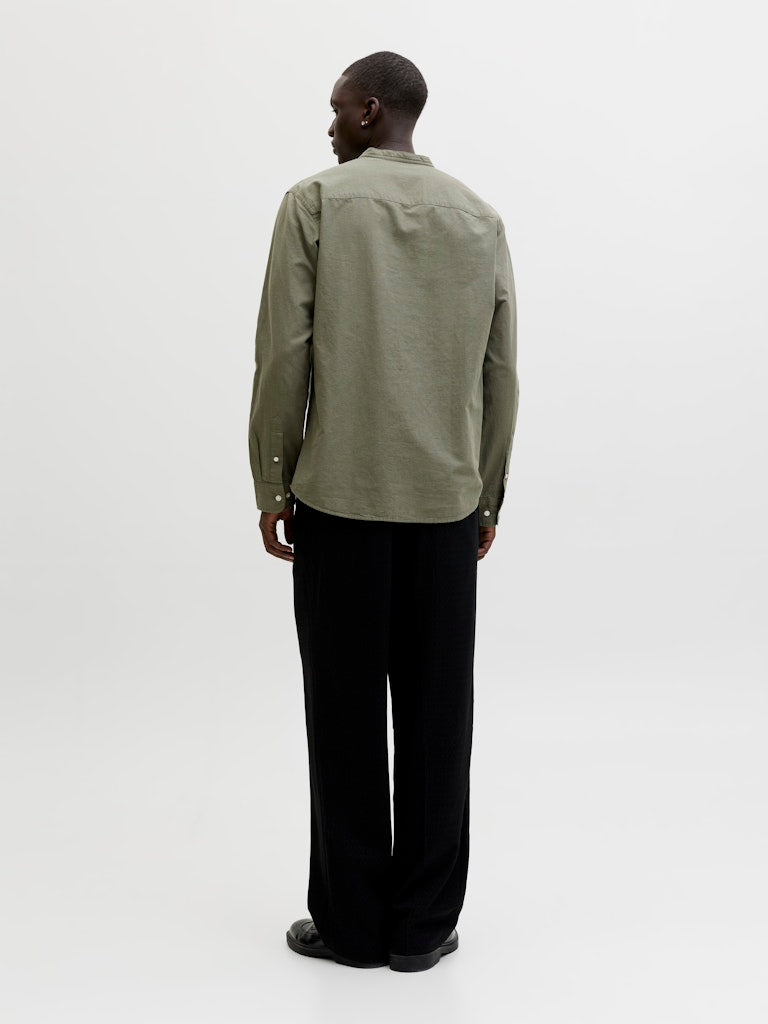 JJEBREEZE-LINEN-BLEND-BAND-SHIRT-L/S-SN