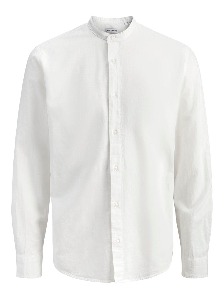 JJEBREEZE-LINEN-BLEND-BAND-SHIRT-L/S-SN