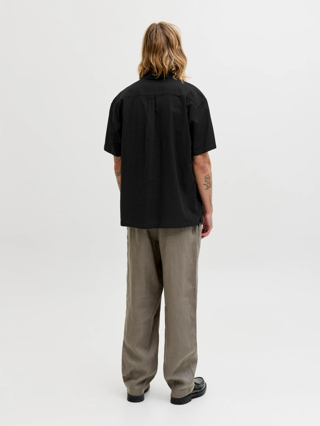 JJESUMMER LINEN BLEND RESORT SHIRT SS SN