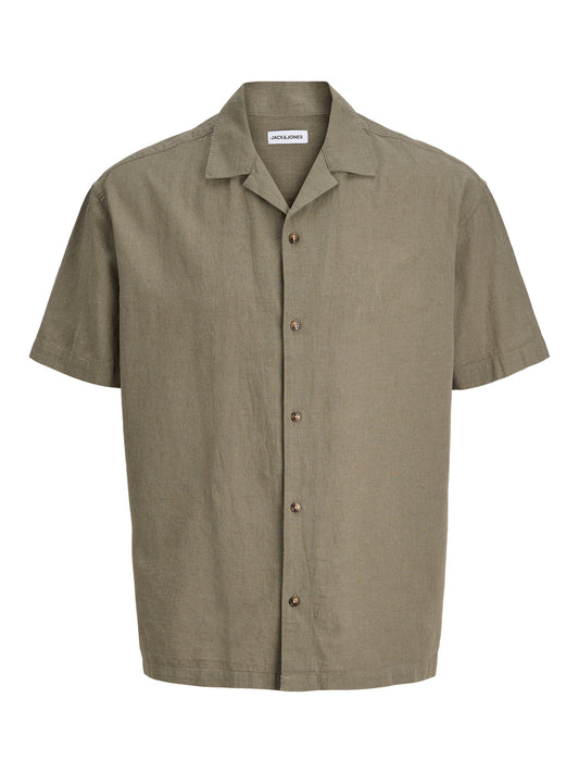 JJESUMMER LINEN BLEND RESORT SHIRT SS SN