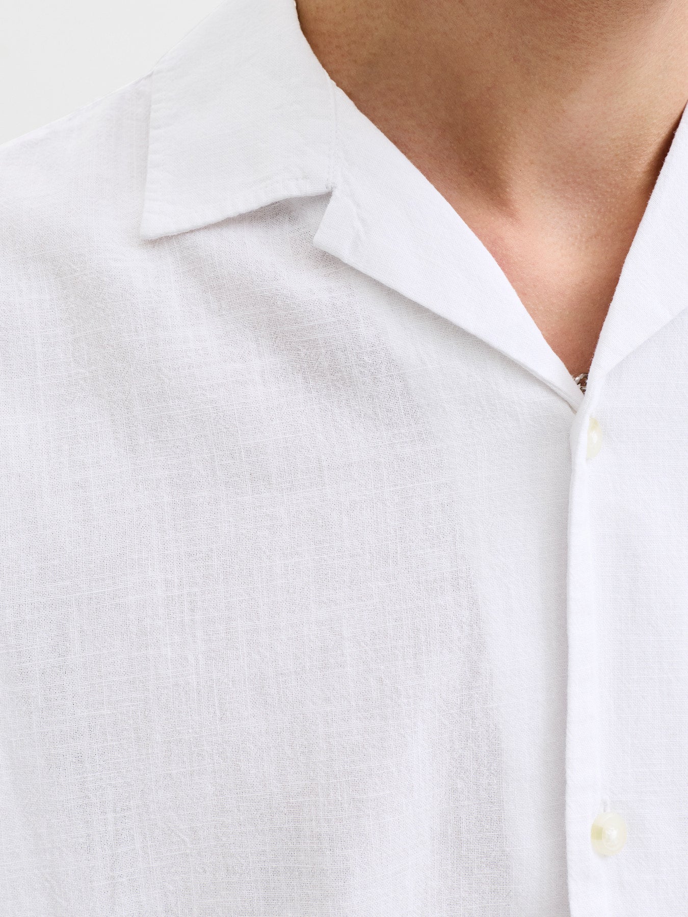 JJESUMMER LINEN BLEND RESORT SHIRT SS SN