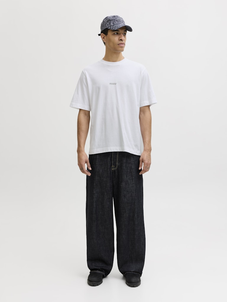 JCOCLUB BACK TEXT PRINT TEE SS CREW NECK