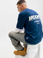 JCOCLUB BACK TEXT PRINT TEE SS CREW NECK