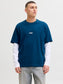 JCOCLUB BACK TEXT PRINT TEE SS CREW NECK