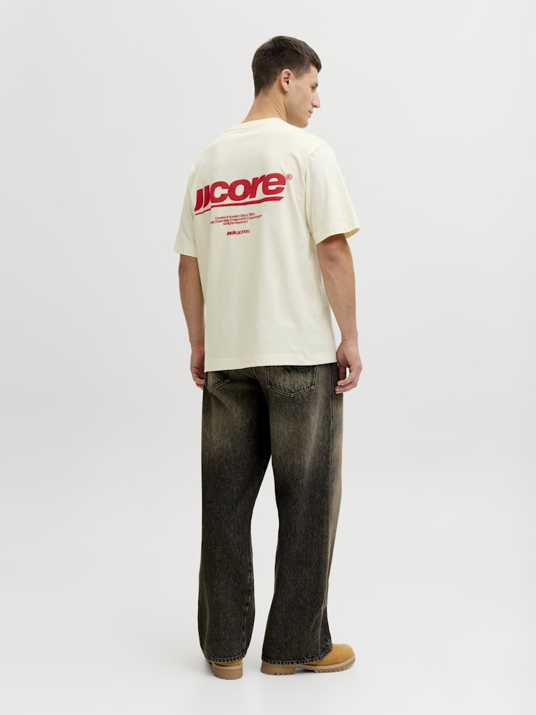 JCOCLUB BACK TEXT PRINT TEE SS CREW NECK