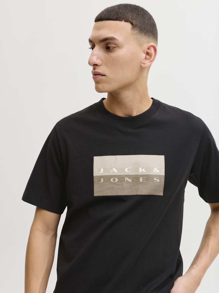 JCOFUSION DOTS PRINT TEE SS CREW SN