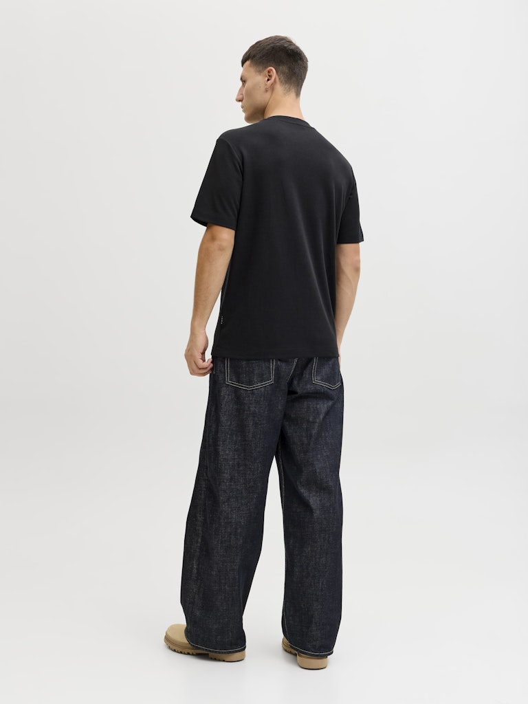 JCOFUSION CHEST BRAND TEE SS CREW NOOS