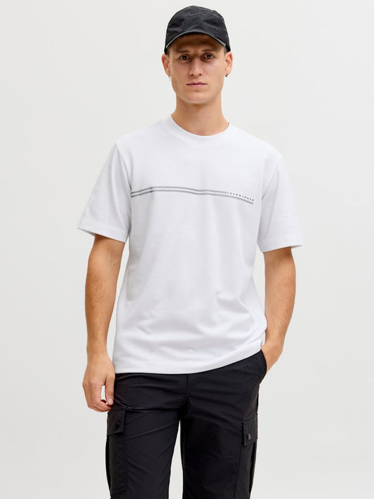 JCOFUSION CHEST BRAND TEE SS CREW NOOS