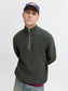JORBLEECKER KNIT HALF ZIP BF