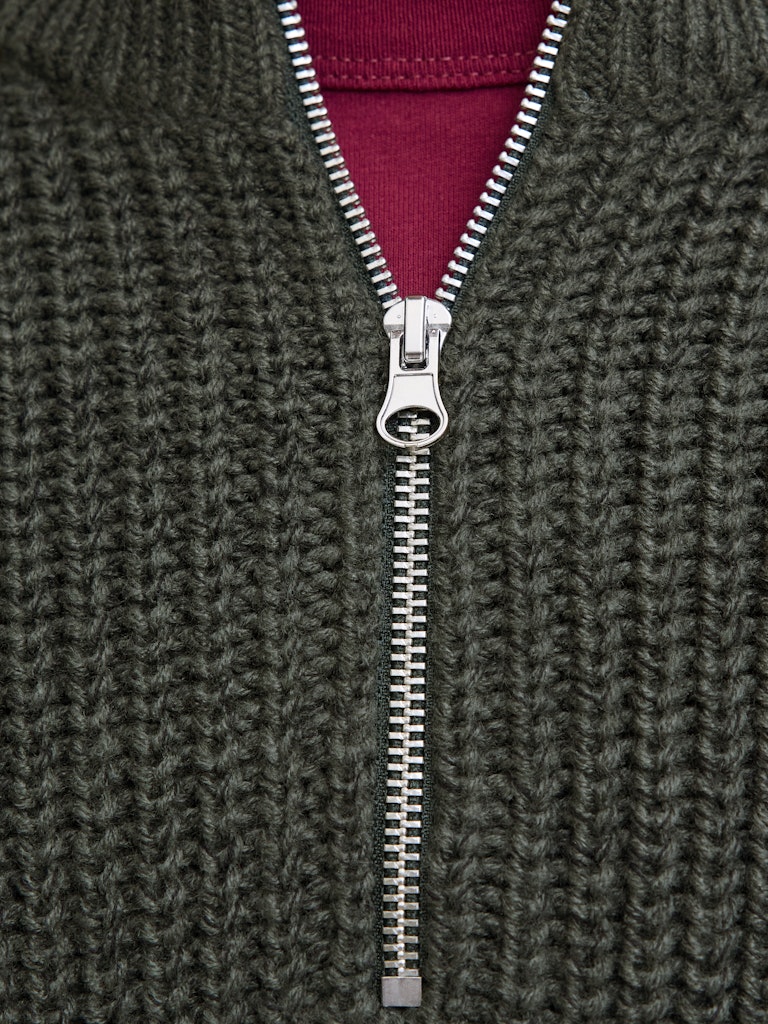 JORBLEECKER KNIT HALF ZIP BF