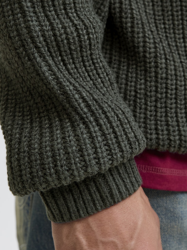 JORBLEECKER KNIT HALF ZIP BF