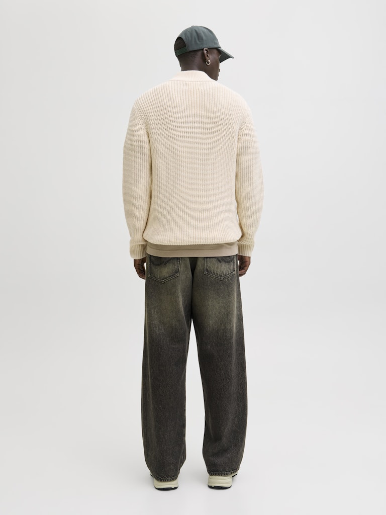 JORBLEECKER KNIT HALF ZIP BF