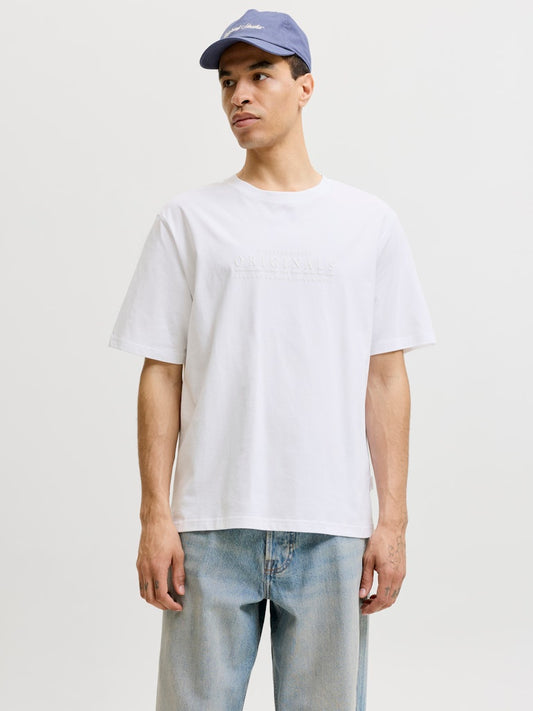 JORCATSKILLS MINIMAL TEE CREW NECK LN