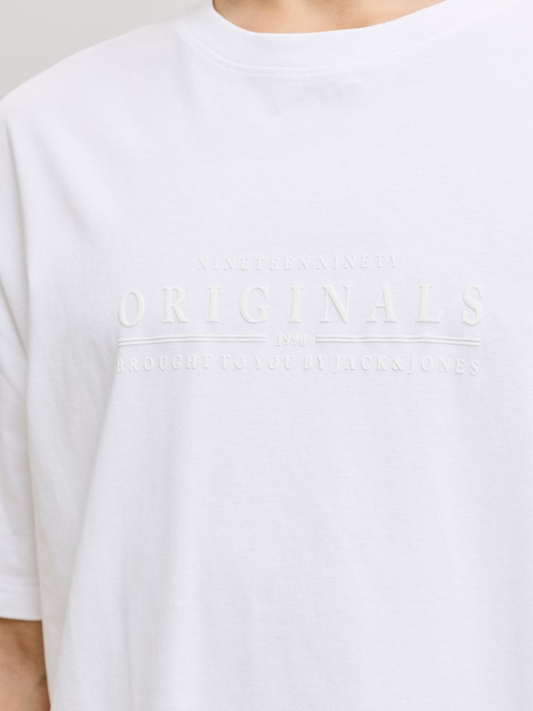 JORCATSKILLS MINIMAL TEE CREW NECK LN