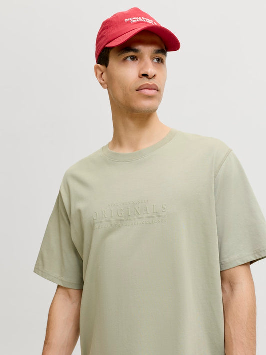 JORCATSKILLS MINIMAL TEE CREW NECK LN