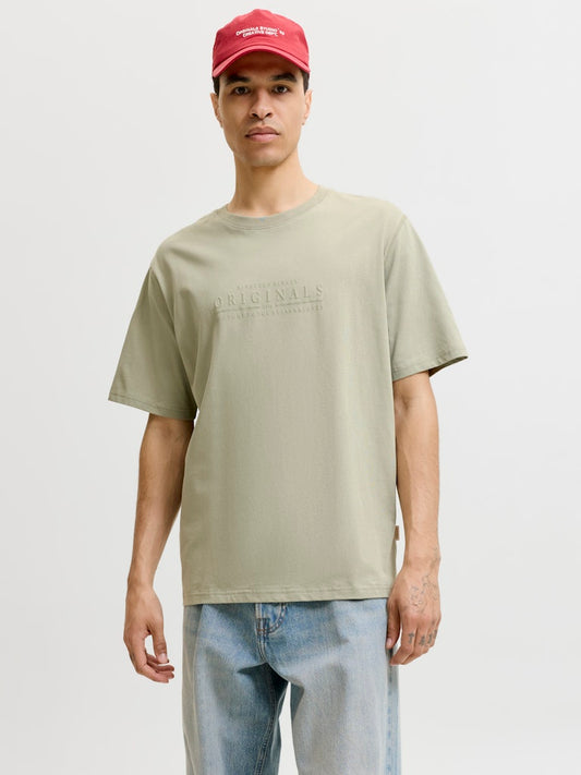JORCATSKILLS MINIMAL TEE CREW NECK LN