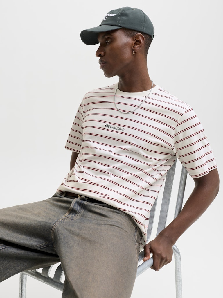 JORNORREBRO STRIPE TEE SS CN LN