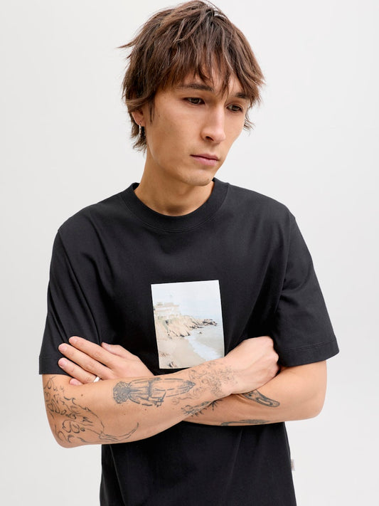 JORNORREBRO PHOTO TEE SS CREW NECK LN
