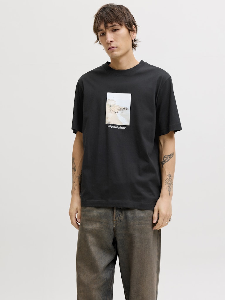 JORNORREBRO PHOTO TEE SS CREW NECK LN