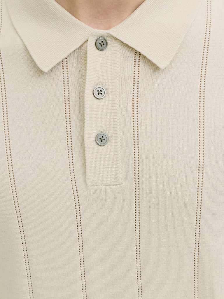 JPRBLAWILLIAM STRUCTURE KNIT POLO SS SN