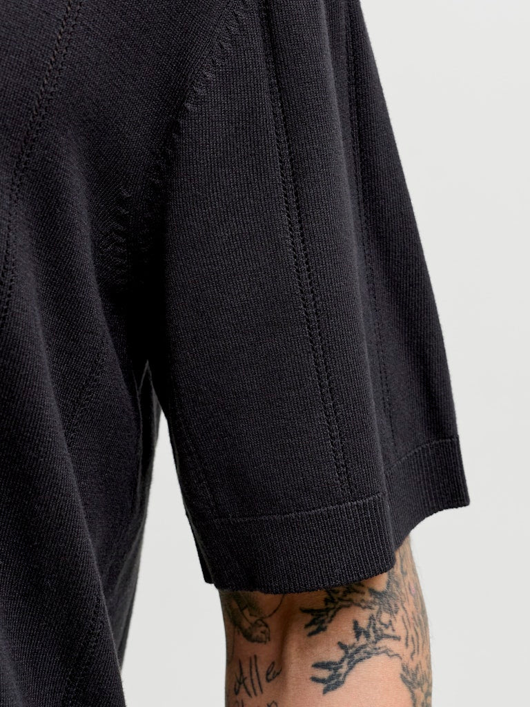 JPRBLAWILLIAM STRUCTURE KNIT POLO SS SN