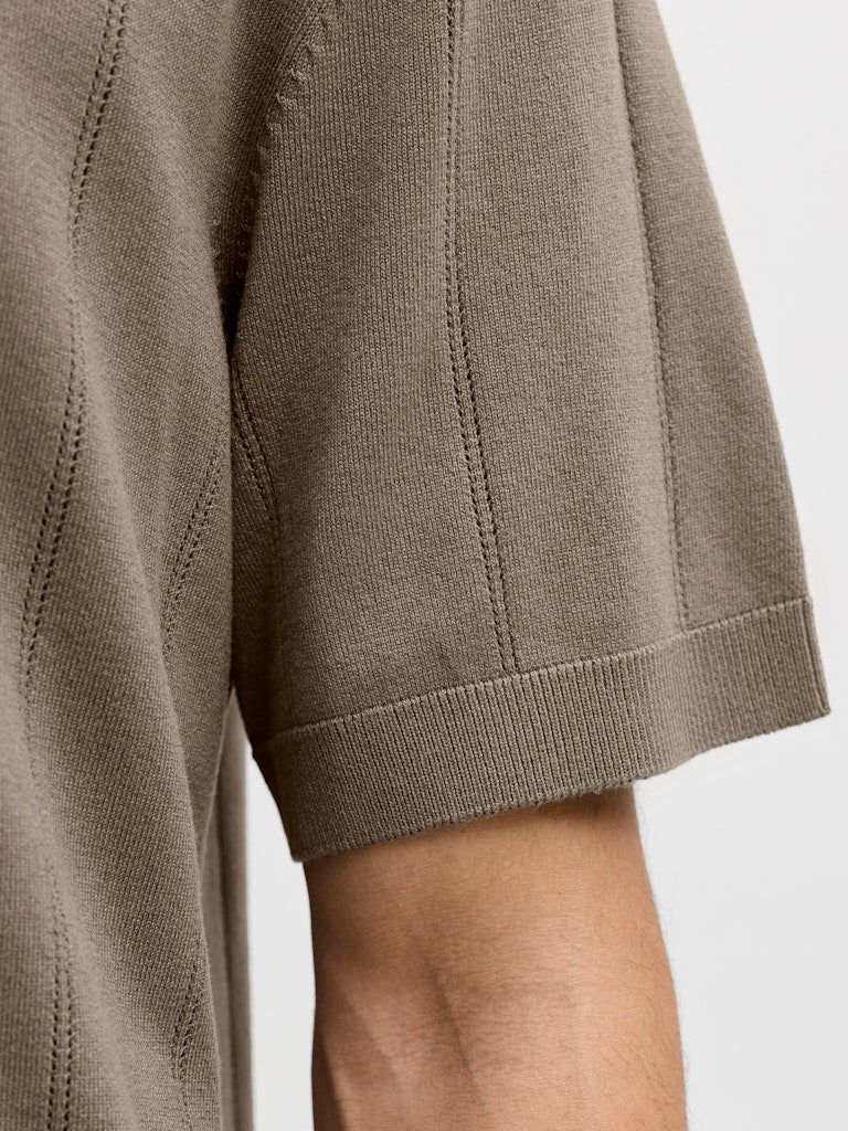 JPRBLAWILLIAM STRUCTURE KNIT POLO SS SN