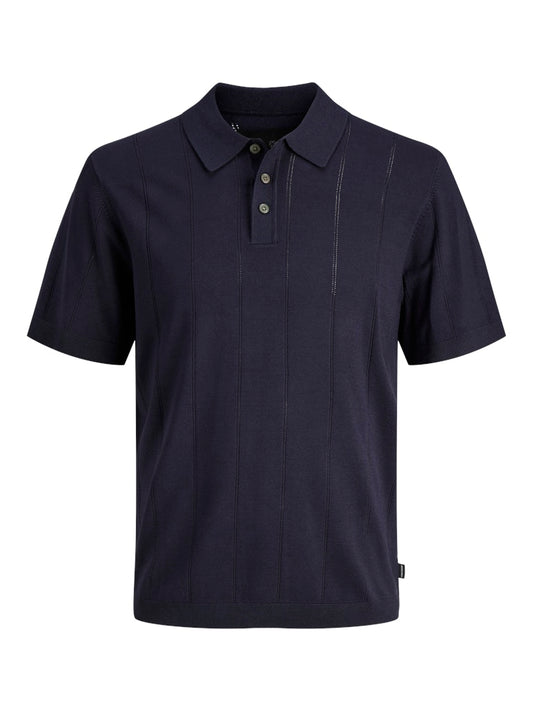 JPRBLAWILLIAM STRUCTURE KNIT POLO SS SN