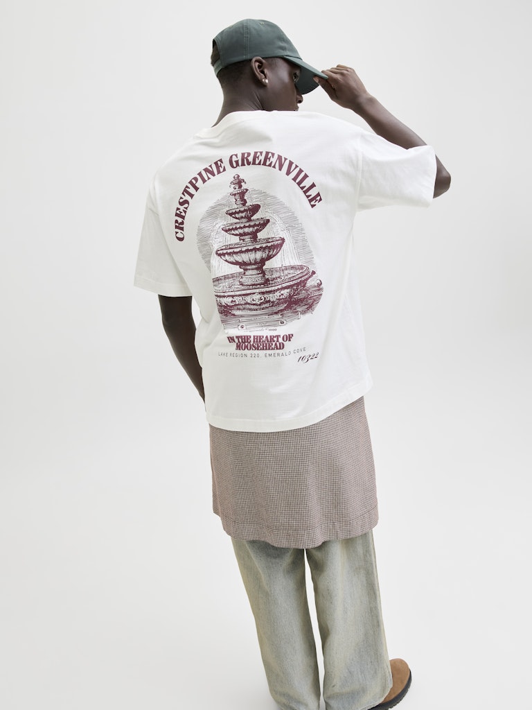 JORMAINE BACK TEE SS CREW NECK SN