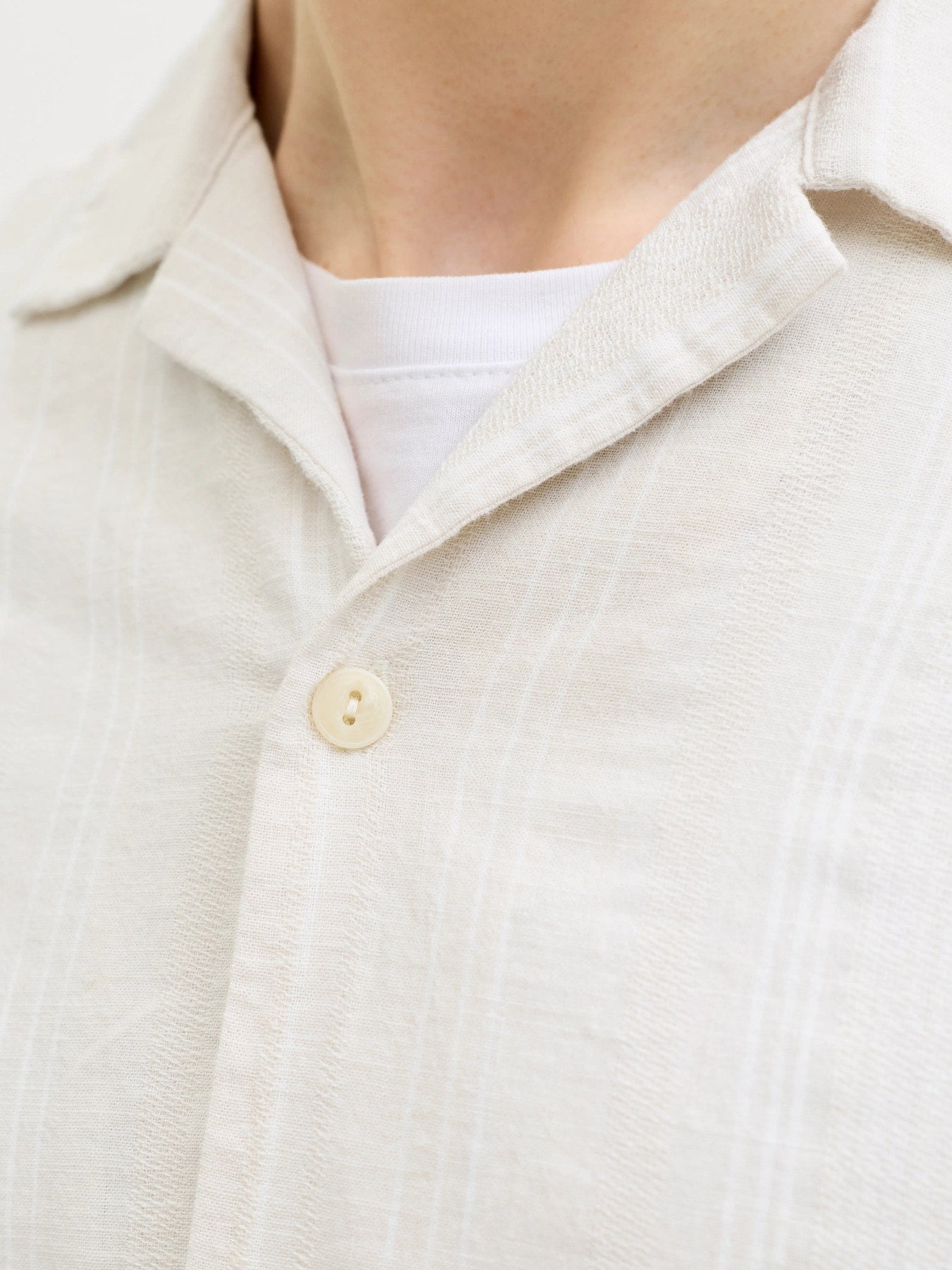 JPRBLUSUMMER LIN. BLEN DOBBY SS SHIRT SN