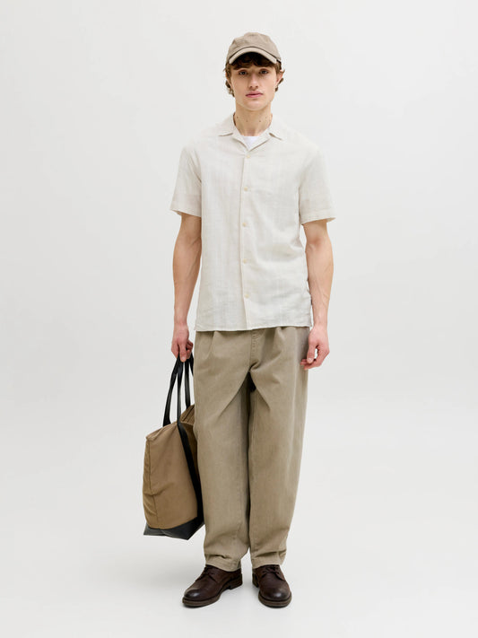 JPRBLUSUMMER LIN. BLEN DOBBY SS SHIRT SN