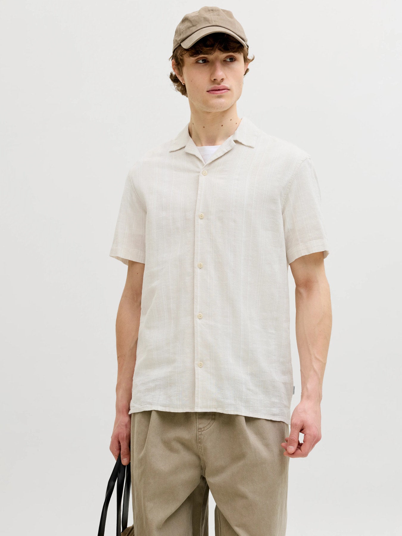 JPRBLUSUMMER LIN. BLEN DOBBY SS SHIRT SN
