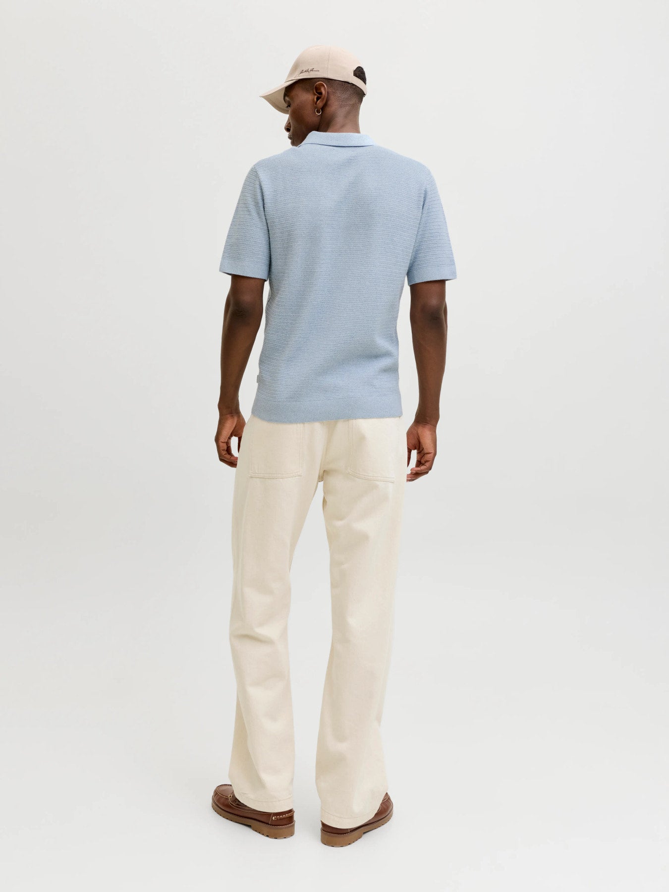 JPRBLURILEY KNIT POLO SS SN