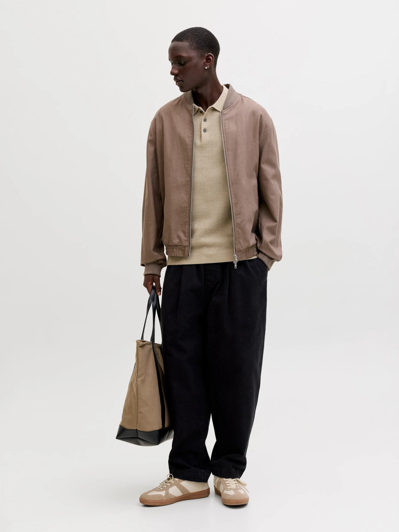 JPRBLURILEY KNIT POLO SS SN