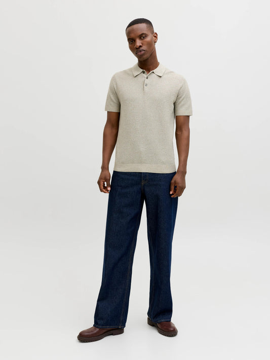 JPRBLURILEY KNIT POLO SS SN