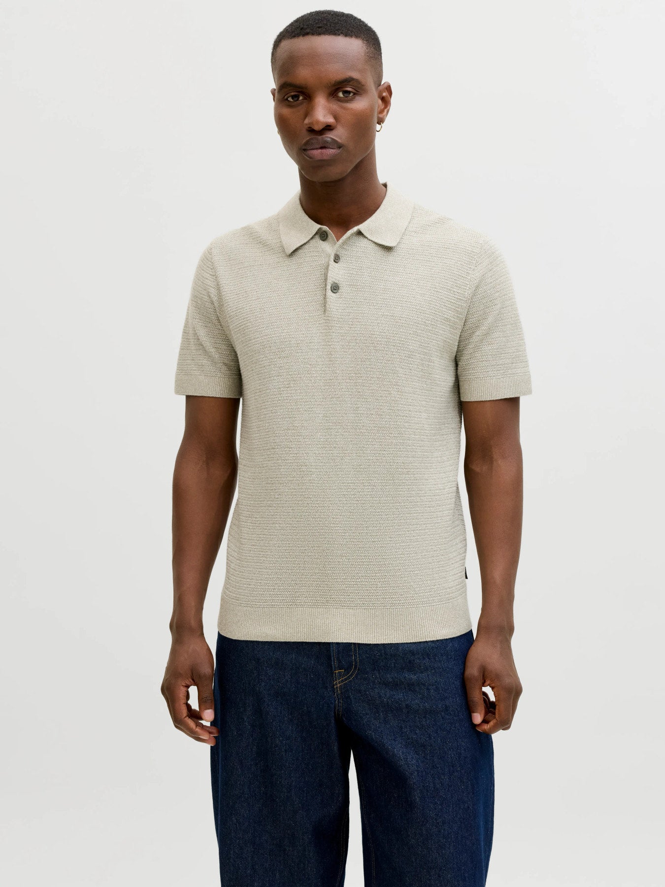 JPRBLURILEY KNIT POLO SS SN
