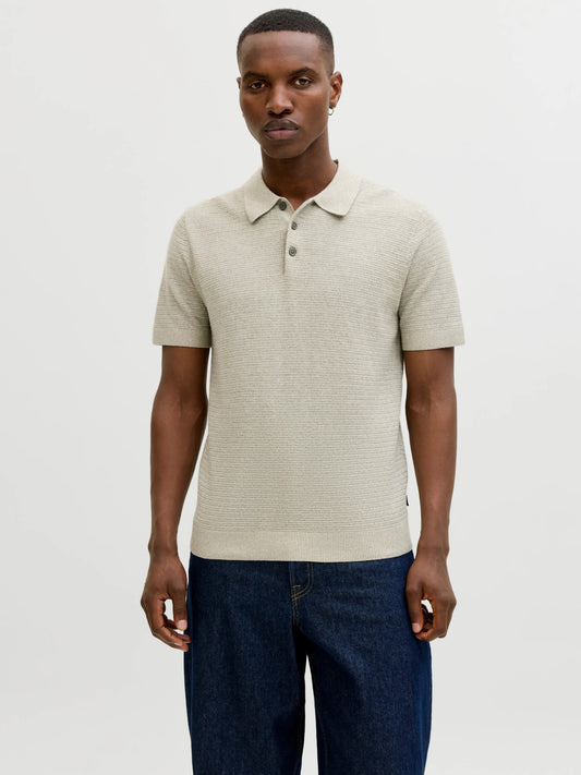 JPRBLURILEY KNIT POLO SS SN