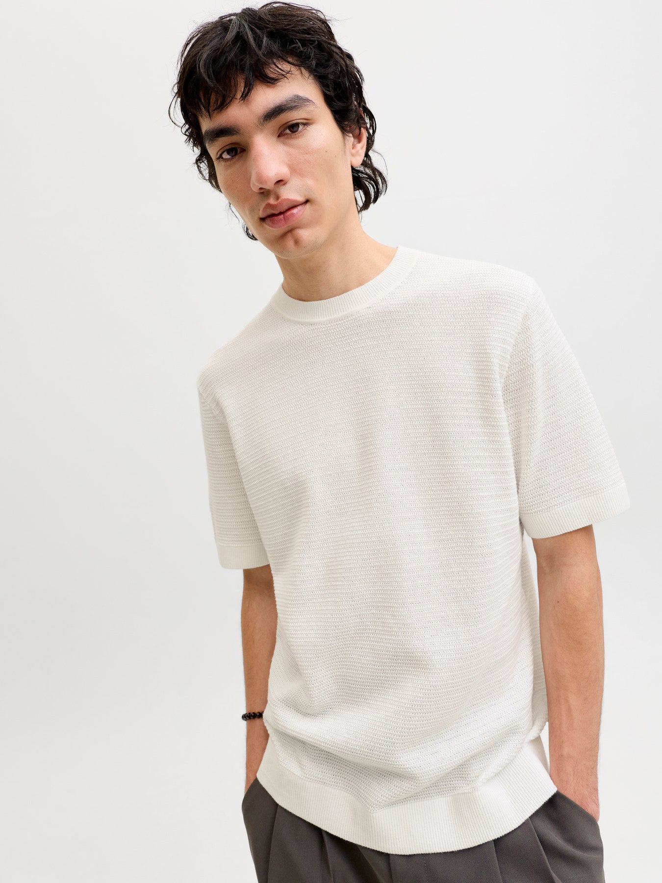 JPRBLURILEY KNIT CREW NECK SS SN