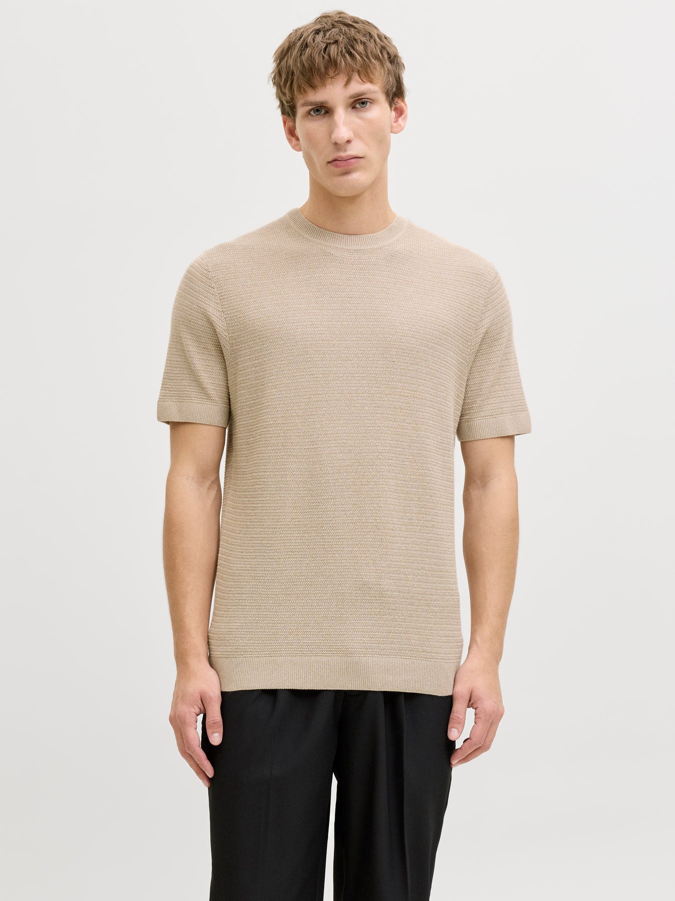 JPRBLURILEY KNIT CREW NECK SS SN