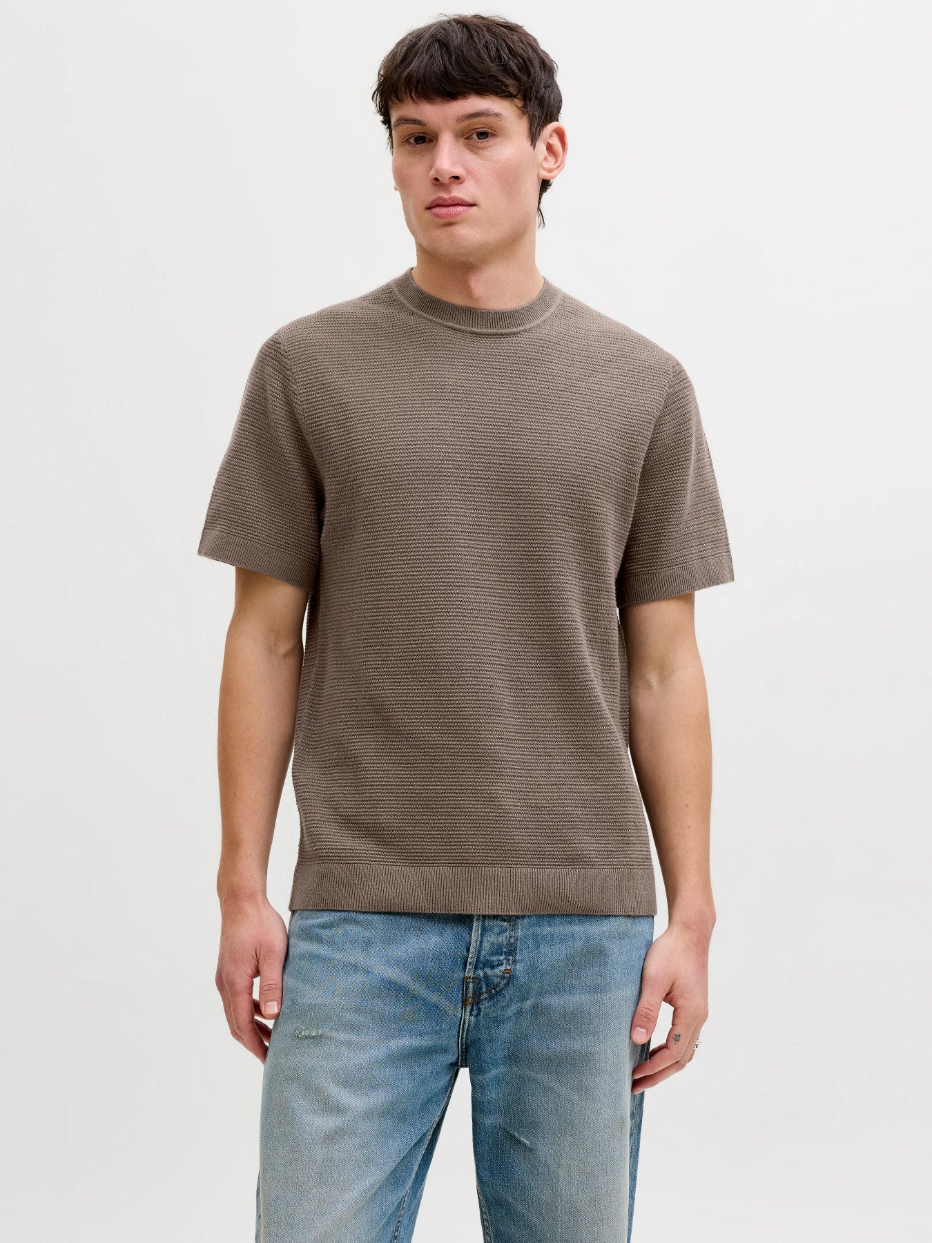JPRBLURILEY KNIT CREW NECK SS SN