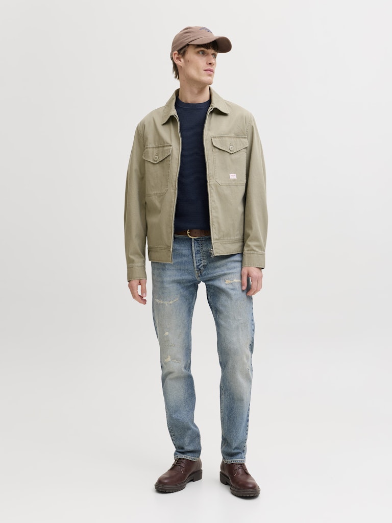 JPRBLURILEY KNIT CREW NECK SS SN