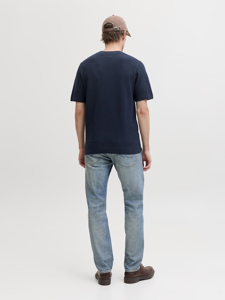 JPRBLURILEY KNIT CREW NECK SS SN