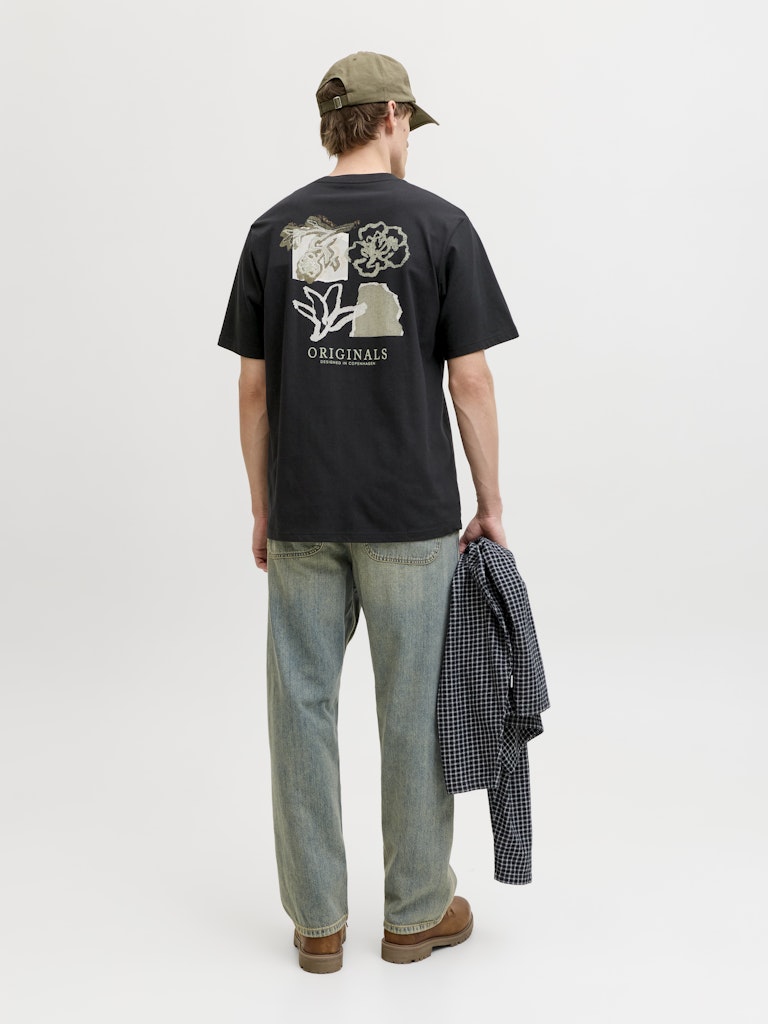 JORMONTAUK AOP BACK TEE SS CREW NECK SN
