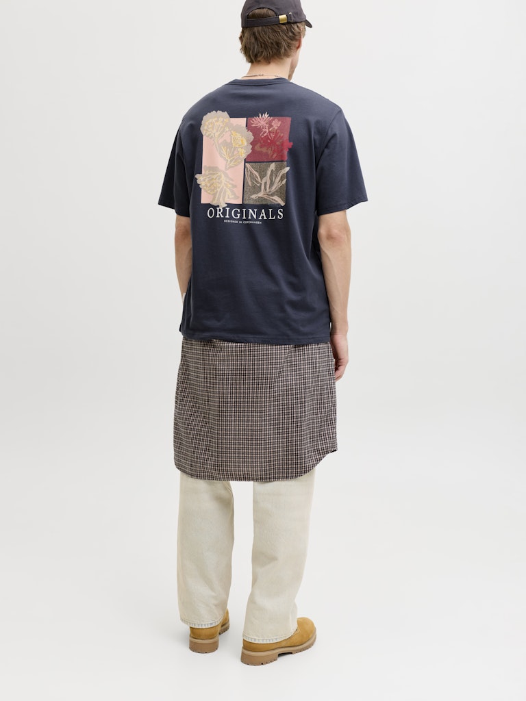 JORMONTAUK AOP BACK TEE SS CREW NECK SN
