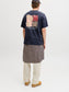 JORMONTAUK AOP BACK TEE SS CREW NECK SN