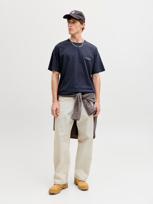 JORMONTAUK AOP BACK TEE SS CREW NECK SN