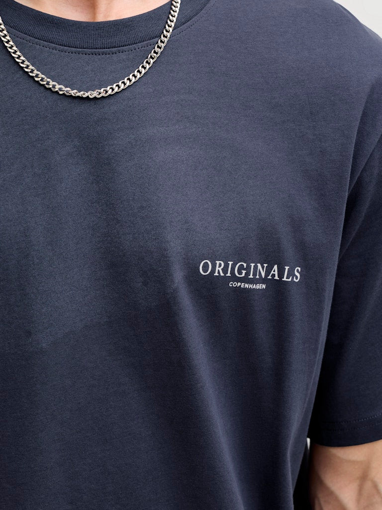 JORMONTAUK AOP BACK TEE SS CREW NECK SN