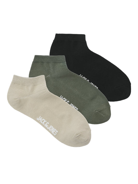 JACMAX SOLID SHORT SOCKS 3 PACK